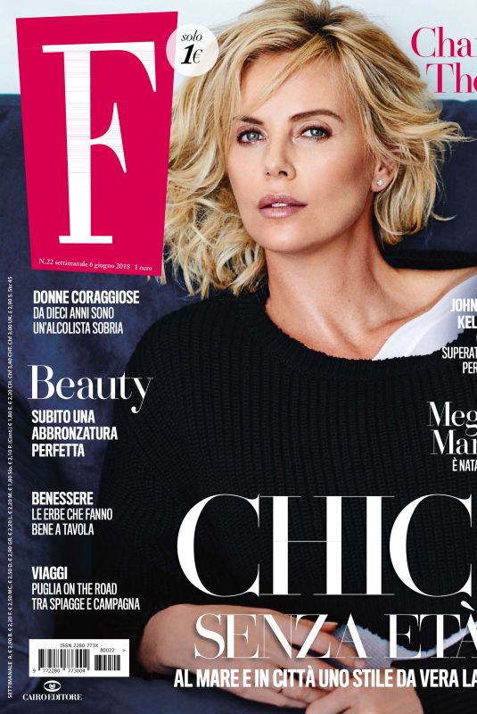 CHARLIZE THERON in F Magazine, June 2018 Issue