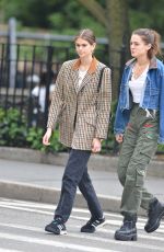 CHARLOTTE LAWRENCE and KAIA GERBER Out in New York 06/13/2018