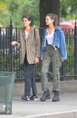 CHARLOTTE LAWRENCE and KAIA GERBER Out in New York 06/13/2018