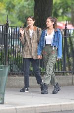 CHARLOTTE LAWRENCE and KAIA GERBER Out in New York 06/13/2018