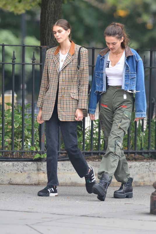 CHARLOTTE LAWRENCE and KAIA GERBER Out in New York 06/13/2018