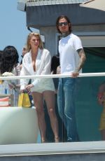 CHARLOTTE MCKINNEY at a Malibu Beach House Party in Los Angeles 06/03/2018