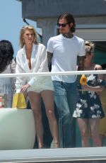 CHARLOTTE MCKINNEY at a Malibu Beach House Party in Los Angeles 06/03/2018