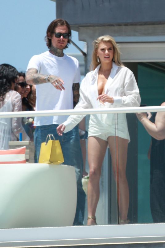 CHARLOTTE MCKINNEY at a Malibu Beach House Party in Los Angeles 06/03/2018