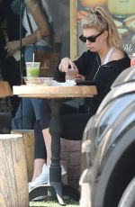 CHARLOTTE MCKINNEY at Kreation Organic Juicery in Beverly Hills 06/07/2018