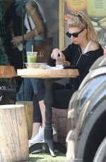 CHARLOTTE MCKINNEY at Kreation Organic Juicery in Beverly Hills 06/07/2018