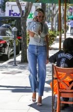 CHARLOTTE MCKINNEY in Jeans Out and About in Los Angeles 06/01/2018