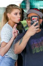 CHARLOTTE MCKINNEY in Jeans Out and About in Los Angeles 06/01/2018