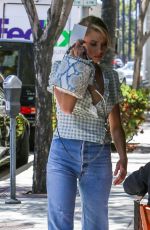 CHARLOTTE MCKINNEY in Jeans Out and About in Los Angeles 06/01/2018