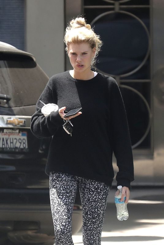CHARLOTTE MCKINNEY Out and About in Santa Monica 06/14/2018