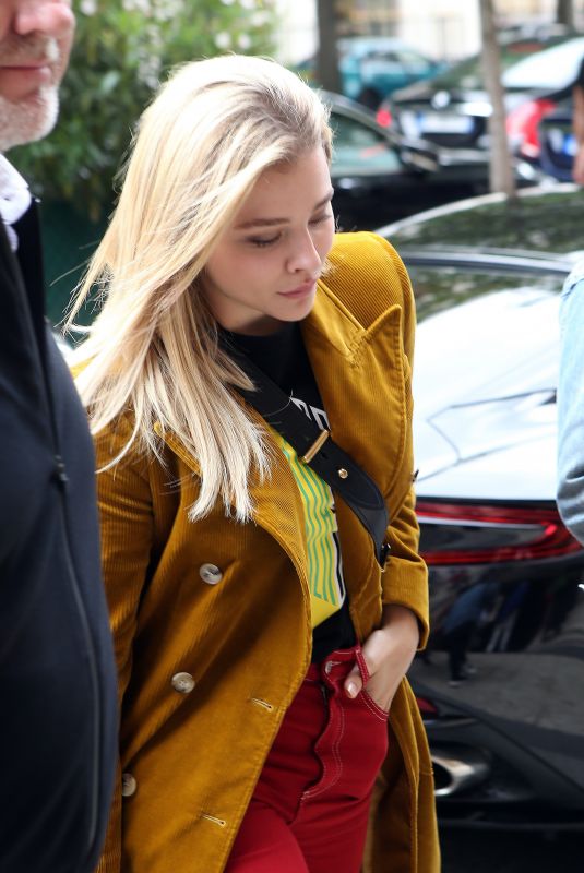 CHLOE MORETZ Arrives at Her Hotel in Paris 06/19/2018