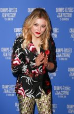 CHLOE MORETZ at 7th Champs Elysees Film Festival in Paris 06/18/2018