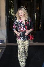 CHLOE MORETZ Leaves Plaza Athenee Hotel in Paris 06/18/2018