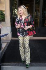 CHLOE MORETZ Leaves Plaza Athenee Hotel in Paris 06/18/2018