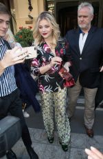 CHLOE MORETZ Leaves Plaza Athenee Hotel in Paris 06/18/2018