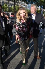 CHLOE MORETZ Leaves Plaza Athenee Hotel in Paris 06/18/2018