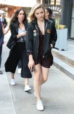 CHLOE MORETZ Out and About in New York 06/07/2018