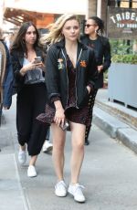 CHLOE MORETZ Out and About in New York 06/07/2018