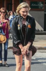 CHLOE MORETZ Out and About in New York 06/07/2018