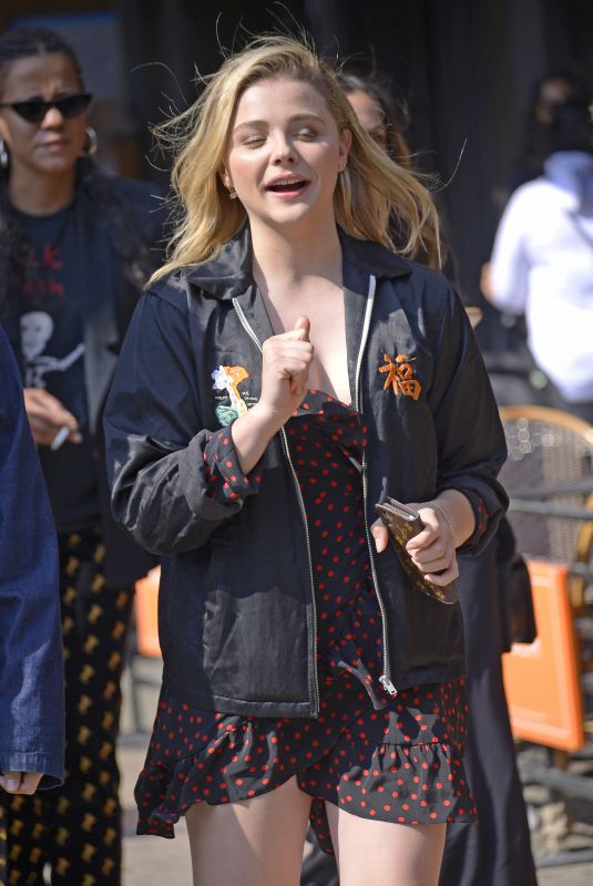 CHLOE MORETZ Out and About in New York 06/07/2018