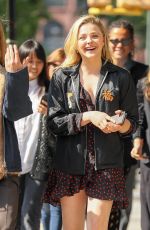 CHLOE MORETZ Out and About in New York 06/07/2018