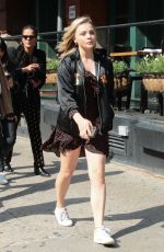 CHLOE MORETZ Out and About in New York 06/07/2018