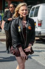 CHLOE MORETZ Out and About in New York 06/07/2018