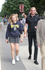 CHLOE MORETZ Out and About in Paris 06/17/2018