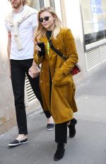CHLOE MORETZ Shopping at Bon Marche in Paris 06/19/2018
