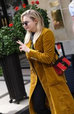 CHLOE MORETZ Shopping at Bon Marche in Paris 06/19/2018