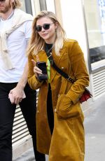 CHLOE MORETZ Shopping at Bon Marche in Paris 06/19/2018