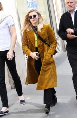 CHLOE MORETZ Shopping at Bon Marche in Paris 06/19/2018