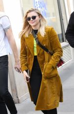 CHLOE MORETZ Shopping at Bon Marche in Paris 06/19/2018