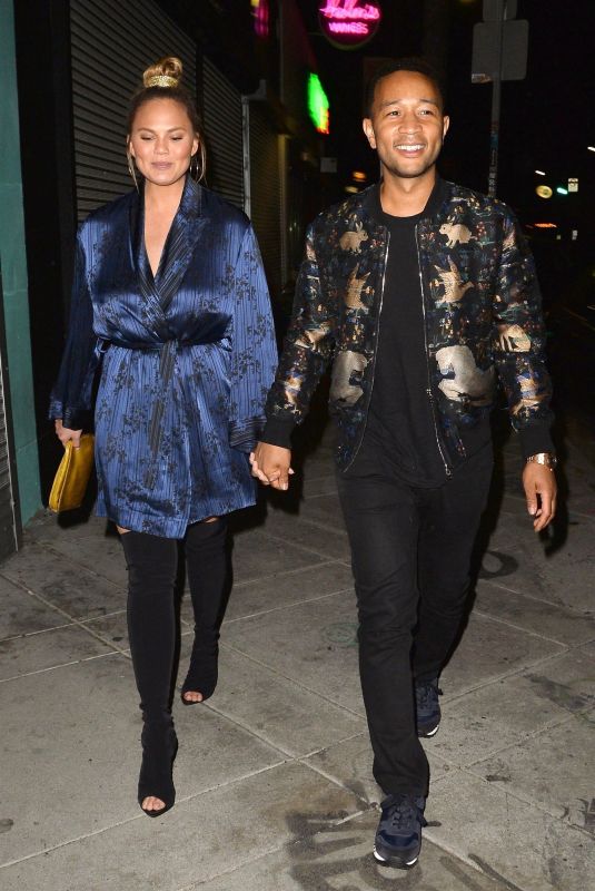 CHRISSY TEIGEN and John Legend at Jon & Vinny