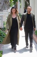 CHRISSY TEIGEN and John Legend Out in Los Angeles 05/31/2018