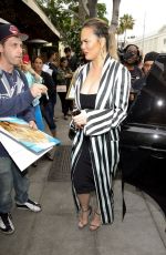 CHRISSY TEIGEN at Il Pastaio in Beverly Hills 05/30/2018