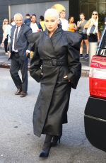 CHRISTINA AGUILERA Arrives at Tonight Show Starring Jimmy Fallon in New York 06/14/2018