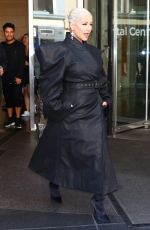 CHRISTINA AGUILERA Arrives at Tonight Show Starring Jimmy Fallon in New York 06/14/2018