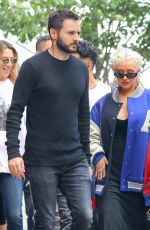 CHRISTINA AGUILERA Leaves Locanda Verde in New York 06/16/2018