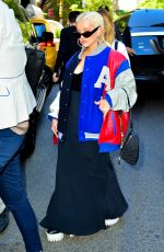 CHRISTINA AGUILERA Leaves Locanda Verde in New York 06/16/2018