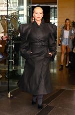 CHRISTINA AGUILERA Leaves Tonight Show in New York 06/14/2018