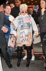 CHRISTINA AGUILERA Leaves TRL Studios in New York 05/13/2018