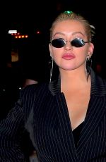 CHRISTINA AGUILERA Night Out in New York 06/18/2018