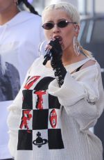 CHRISTINA AGUILERA Performs at Today Show in New York 06/15/2018