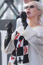 CHRISTINA AGUILERA Performs at Today Show in New York 06/15/2018