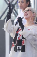 CHRISTINA AGUILERA Performs at Today Show in New York 06/15/2018