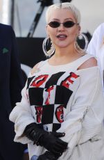 CHRISTINA AGUILERA Performs at Today Show in New York 06/15/2018