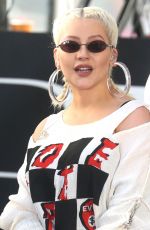 CHRISTINA AGUILERA Performs at Today Show in New York 06/15/2018