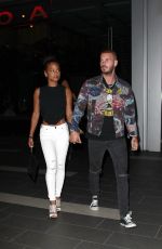 CHRISTINA MILIAN and Matt Pokora at Boa Steakhouse in Los Angeles 06/07/2018