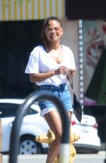 CHRISTINA MILIAN in Denim Shorts Out in Los Angeles 06/10/2018